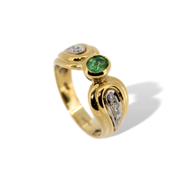 Ringe Salvini Dame in Gelbgold Smeraldo 0.36 Ct SDAS02523 - SDAS02523